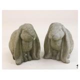 Rabbit Yard Decor / 2 Pc