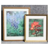 Texas Flowers Prints 2/PC