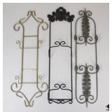 Metal Plate Display Racks / 3 Pc