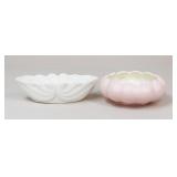 Scalloped Edge Hull Pottery Bowl / 2 Pc