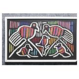 Vintage Mola 'Birds'