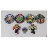 Talavera Pottery Wall Decor / 7 Pc