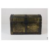 Wood And Metal Chest