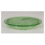 Vaseline Glass Cake Stand
