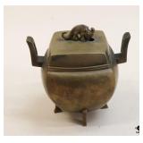 Etched Metal Incense Burner