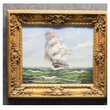 Original Painting on Canvas Signed Vines