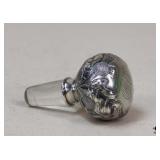 Sterling & Glass Stopper