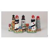 Lighthouse Figurines / 5 pc