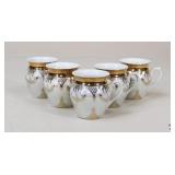 Iridescent German Cups / 5 Pc