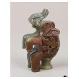 Stone Elephant Figurine