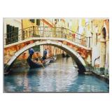 Venice Canal Print on Canvas