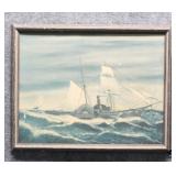 Vintage Nautical Art Print by Don Morris