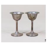 Sterling Weighted Chalice/ 2 pc