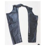 Sz L Street Steel Leather Chaps