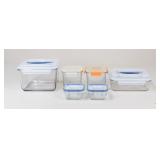 Glass Snapware/Glasslock Containers / 6 pc