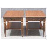 Pair of End Tables w/ Drawer
