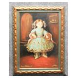 Original Painting on Sheet Metal