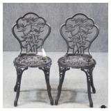 Pair of Cast Iron Chairs
