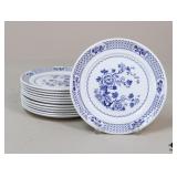 Ironstone 'Kyoto' Plates / 12 pc