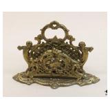 Antique Victoria-Style Cast Iron Letter Holder