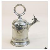 Swiss Pewter 'Glockenkanne' Wine Jug