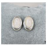 Sterling Earrings w/ Stone