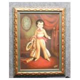 Original Painting on Sheet Metal