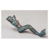 Cast Iron Sitting Mermaid