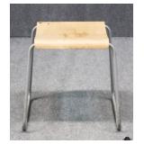 Metal & Wood Stool