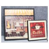 Cafe Bistro Wall Decor 2/PC