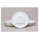 Ceramic Artichoke Plates / 7pc