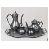 Pewter Tea set/ 5 pc
