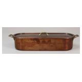 Copper Fish Poacher w/Lid