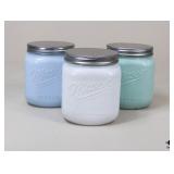 Large Mason Jars/ 3 pc