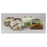 Vintage Cigar Box Purses / 4 pc