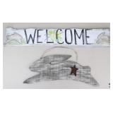 Wood Spring Decor / 2 pc