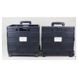 Office Depot Portable File Boxes / 2 Pc