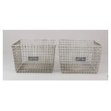 Lyon General Offices Metal  Baskets / 2 Pc