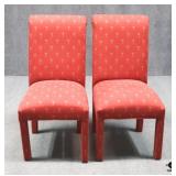 Pair of Parson Style Dining Chairs