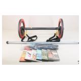 Portable Pilates Wheel System & Exercise DVDs