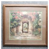 'Flowered Doorway' Print by Cyrus Afsary