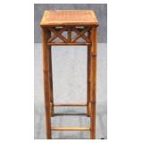 Bamboo & Rattan Plant Stand