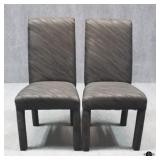 Pair of Parson Style Dining Chairs