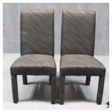 Pair of Parson Style Dining Chairs