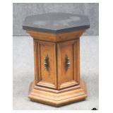 End Table w/Stone Top