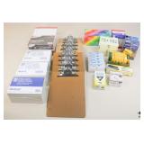 School Supplies: Clipboards, Chalk, Note Cards+