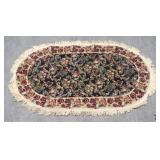 3'3' x 5' Oval Wool Rug