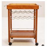 Rolling Beverage Cart