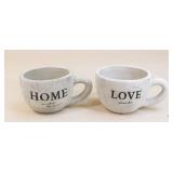 Plaster Mug Shaped Planters