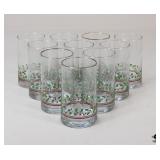 Arby's 'Christmas Collection' Glassware / 10 pc